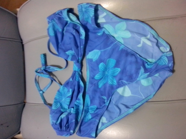 blue flower 2piece image