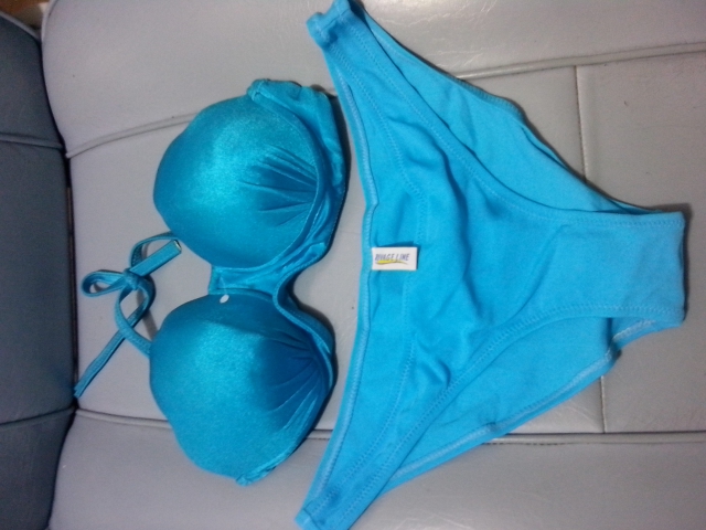 aqua blue 2piece image