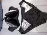 black padded 2piece sundföt image